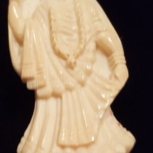 Small Stone Oriental Woman Sculpture