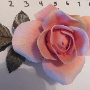 Light Pink Ceramic Rose