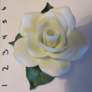 White Ceramic Rose