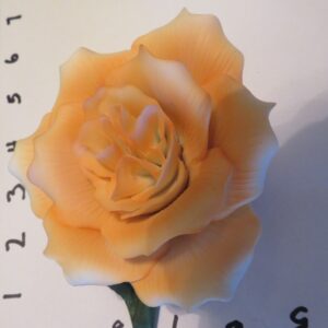 Bright Yellow Ceramic Rose
