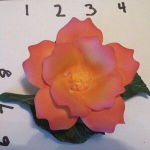 Orange Playboy Ceramic Flower