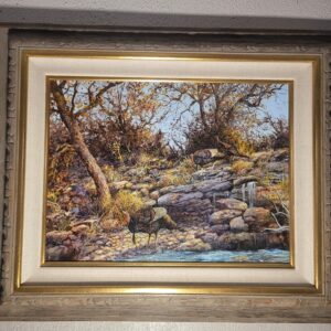 "Rendezvous at Gobbler's Drink" Painting -c @~