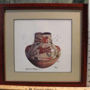 Acoma Pueblo Vase Pottery Painting by Michael McCullough
