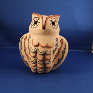 Native American Owl Zuni Fetish Pottery