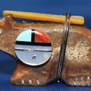 Small Brown Bear Stone Zuni Fetish