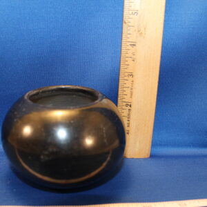 Black bowl Maria Paneka scratched at the bottom
