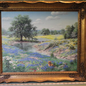 Rocky Creek Oil Painting by Helen Shmoldas
