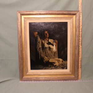 Painting of a Native American Woman by Penni Anne Cross