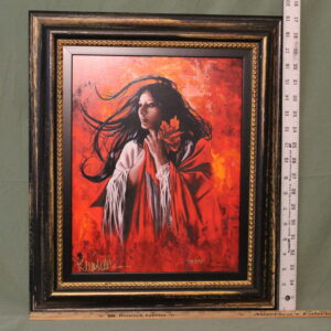 Red Capote (Autumn Leaf) by Penni Anne Cross