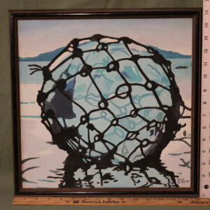 Glass Orb in a Net Piece Doug Byrd
