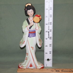 Oriental Woman Figurine with Hand Drum