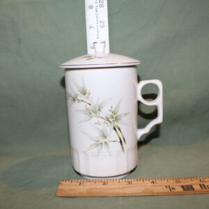 Delicate Floral Asian Teapot
