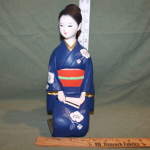 Blue Hakata Doll