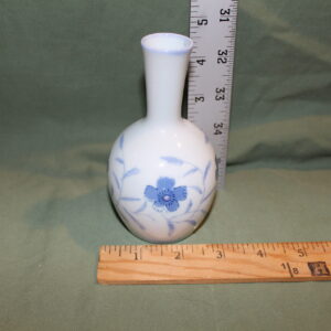 Small Vase with Delicate Blue Flowers