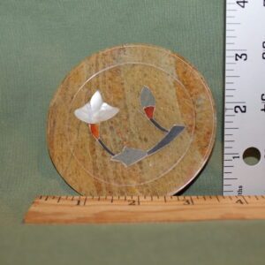 Shell Inlay Stone Coaster