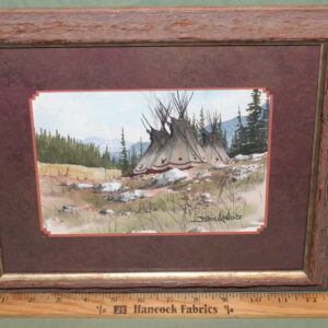 Native American Teepees by John A. White