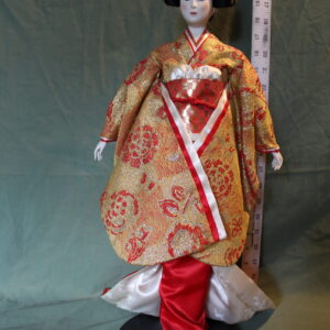 Porcelain Asian Woman Doll