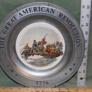 Washington Crossing the Delaware metal plate