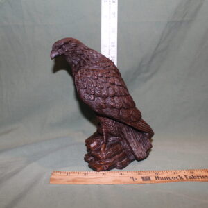 Brown Resin Raven Sculpture
