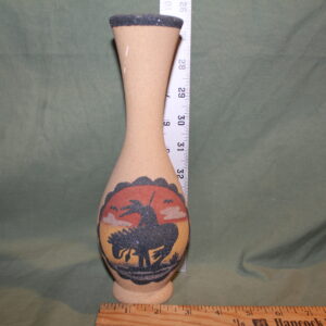 Vase with Man on Horse image