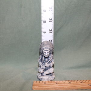 Mt. St. Helens Volcanic Ash Indian Sculpture