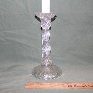Swirled Crystal Candle Holder