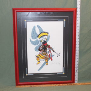 Abstract Drawing of a Native American by Joseph Skywolf