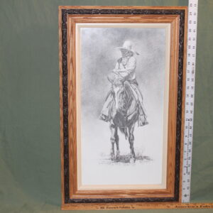 Hyrum C. Joe Native American Man on a Horse