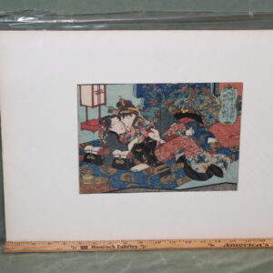 Collection of Shunga Prints on Compressed Wood