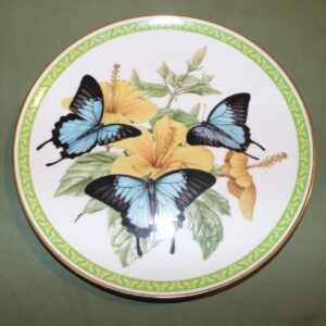 Blue Mountain by Butterflies of the World Decorative Plate