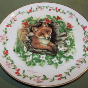 Perplexed Woodland Babies Decorative Plate