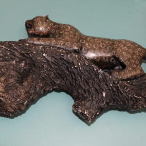 Leopard on a Branch Piece