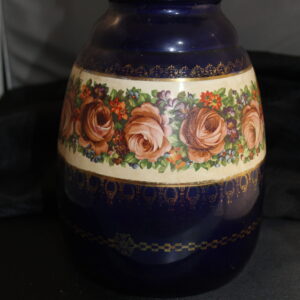 Large Brown Floral Vase