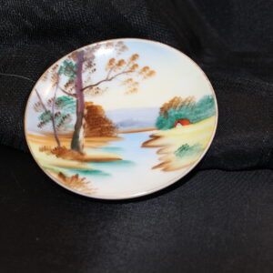 Hand Painted Scenic Decorative Plate