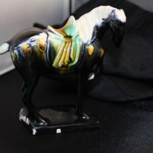 Ceramic Black Horse