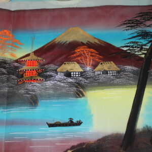 Scenic Asian Homes on Mountain and River