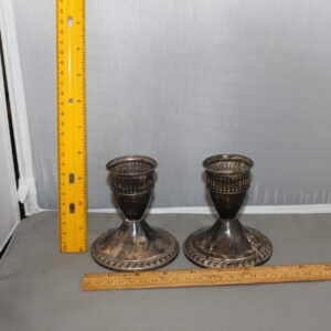 Set of Metal Candle Holders