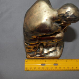 The Thinker Brass Bookends