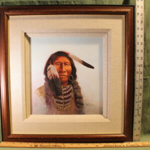 Indian Man Painting by Mark Rohrig
