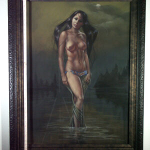 Nude Standing in Water by Penni Anne Cross