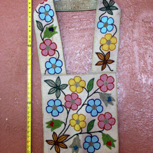 Bandolier bag with flowers