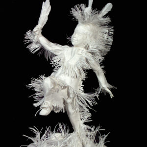Little Eagle Dancing Paper Sculpture by Patty Eckman